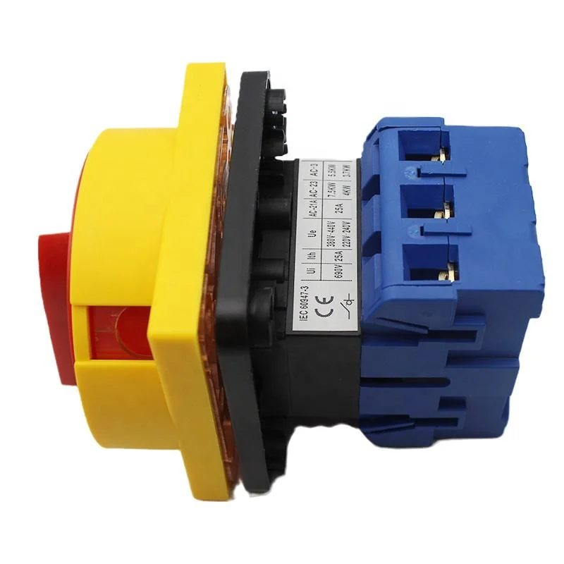 Isolator Disconnect Rotary Cam Switch High Voltage 25-100A